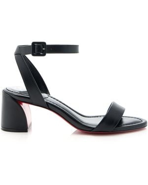 Christian Louboutin Miss Sabina 55mm Leather Sandals - Black