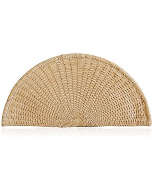 Bembien Perla Leather Clutch - Natural