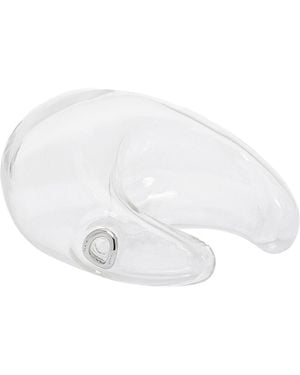 Alaïa Bubble Brass And Glass Cuff - White