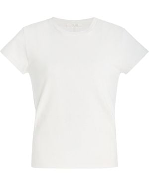 The Row Tori Cotton-Jersey T-Shirt - White