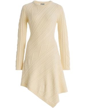 STAUD Eva Wool-Blend Mini Jumper Dress - Natural
