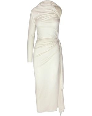 Salon 1884 Alix Wrap Dress - White