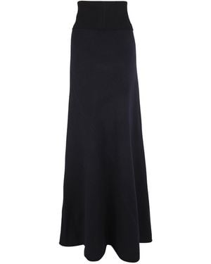 Cortana Avalon Cashmere Maxi Skirt - Black