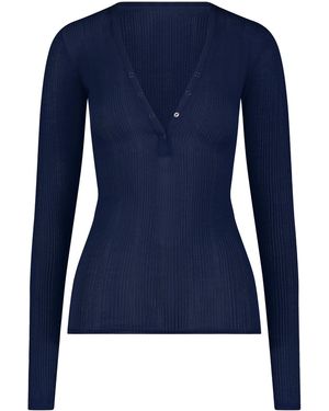 NEGATIVE Whipped Henley Top - Gray