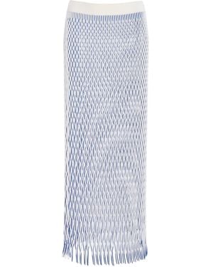 Jonathan Simkhai Aldridge Knit Midi Skirt - White