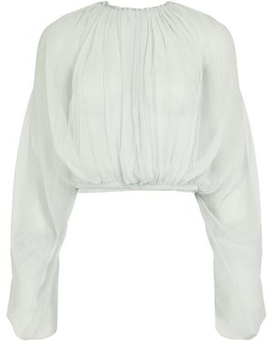 Francesca Miranda Aire Silk Top - White