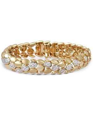 Rainbow K 14K Diamond Bracelet - Metallic