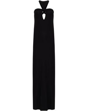 Adriana Degreas X Sabine Getty Open-Back Gown - Black