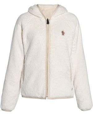 Moncler Polartec Zip-Up Jacket - Natural
