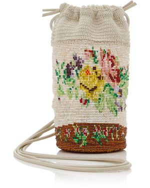 Cordera Handmade Beaded Bag - White