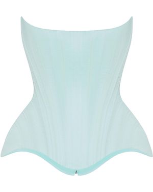 BALYKINA Irma Corset Top - Blue