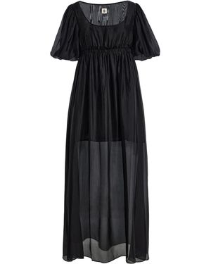 THE GARMENT Gilian Vintage Chiffon Gown - Black