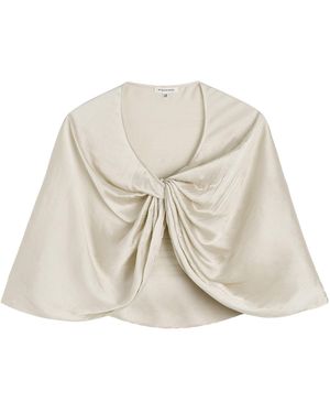 By Malene Birger Pinlos Plisse Cape - Natural