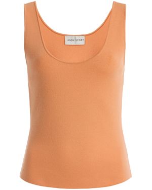 High Sport Exclusive Wool Tank Top - Orange