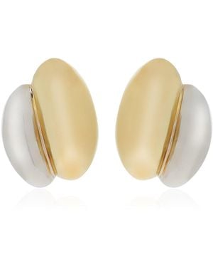 Mega Exclusive 14k Gold Vermeil Earrings - Metallic