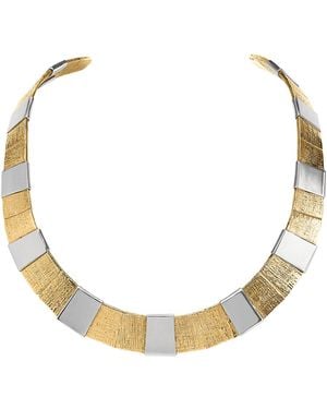 Juju Vera Exclusive Riviera Athena Two-Tone Collar Necklace - Metallic