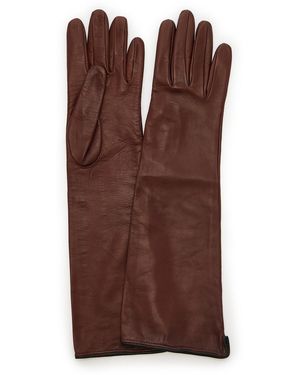 LIE STUDIO The Long Gloves - Brown