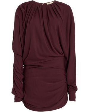 Kallmeyer Rickie Ruched Mini Dress - Purple