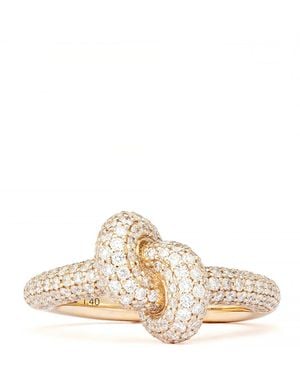 Engelbert 1920 Legacy Knot Ring; 18K; Small - White