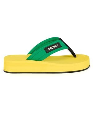 Coperni Foam Flip Flops - Yellow
