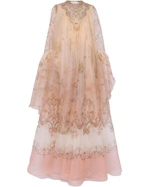 Zimmermann Hypnotic Maxi Silk Dress - Pink