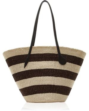 Liffner Sprout Large Straw Basket Tote - Brown