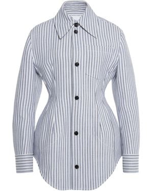 Bottega Veneta Light Structured Cotton Jacket - White
