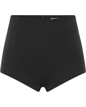 St. Agni Tailored Wool-blend Briefs - Black