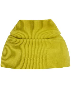 RÙADH The Lossie Ribbed Cashmere Scarf - Yellow