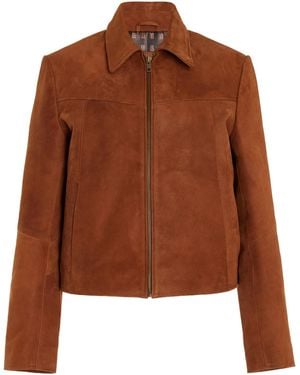 Worn Vintage Ava Nubuck Jacket - Brown