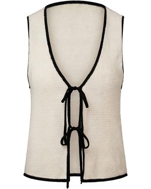 Onia Knitted Linen Tank Top - Natural