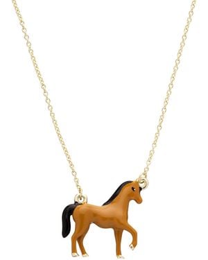 Aliita Caballo 9K Necklace - Metallic