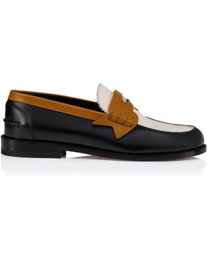 Christian Louboutin The Plato Leather Loafers - Black