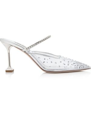 Miu Miu Ciabatte Pvc Court Shoes - Metallic