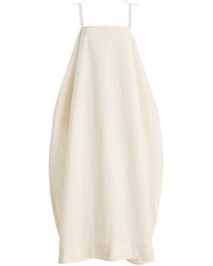 Bondi Born Kyoto Cotton Cocoon Camisole Maxi Dress - White