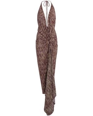 Silvia Tcherassi Abril Maxi Dress - Brown