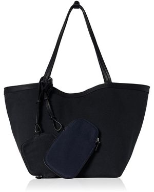 The Row Park Three Reversible Canvas Tote - Black