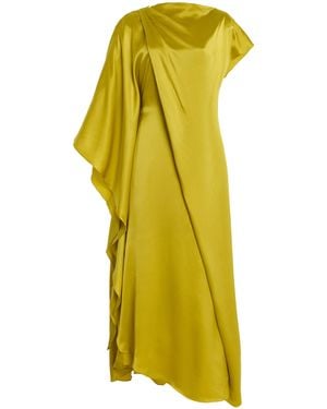 ROKSANDA Hiba Silk-Satin Dress - Yellow