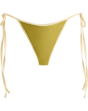 Ay Que Calor Exclusive La Isla Lea Bikini Bottom - Yellow