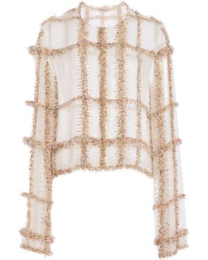 Kallmeyer Erika Beaded Jacket - White