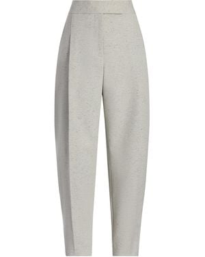 Marina Moscone Cotton-Wool Cocoon Trousers - White