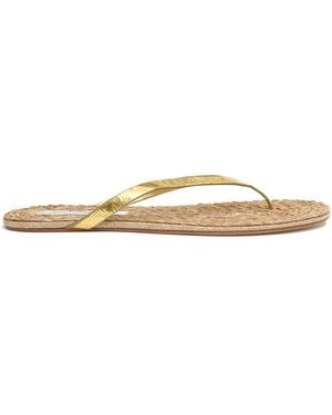 Christopher Esber Palma Eel Flip Flop - Metallic