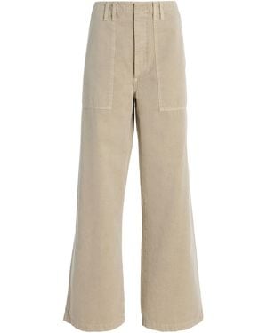 Agolde Yuna Twill Utility Pants - Natural