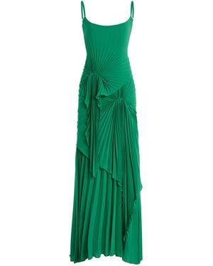 Georgia Hardinge The Torrent Georgette Maxi Dress - Green