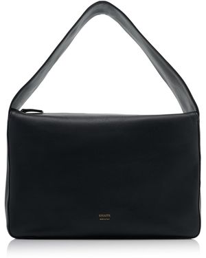 KHAITE Elena Leather Shoulder Bag - Black