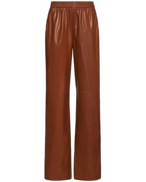 Tom Ford Lightweight Leather Pajama Pants - Brown