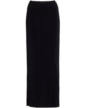 ÉTERNE Emma Jersey Maxi Skirt - Black