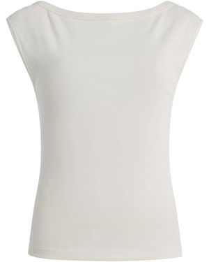 St. Agni Organic Cotton Ballerina Top - White