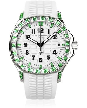 PRIVATE LABEL LONDON Patek Philippe Ladies Aquanaut Stainless Steel Diamond Watch - Gray