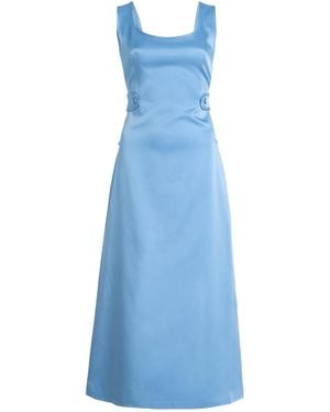 Alexis Briette Satin Maxi Dress - Blue